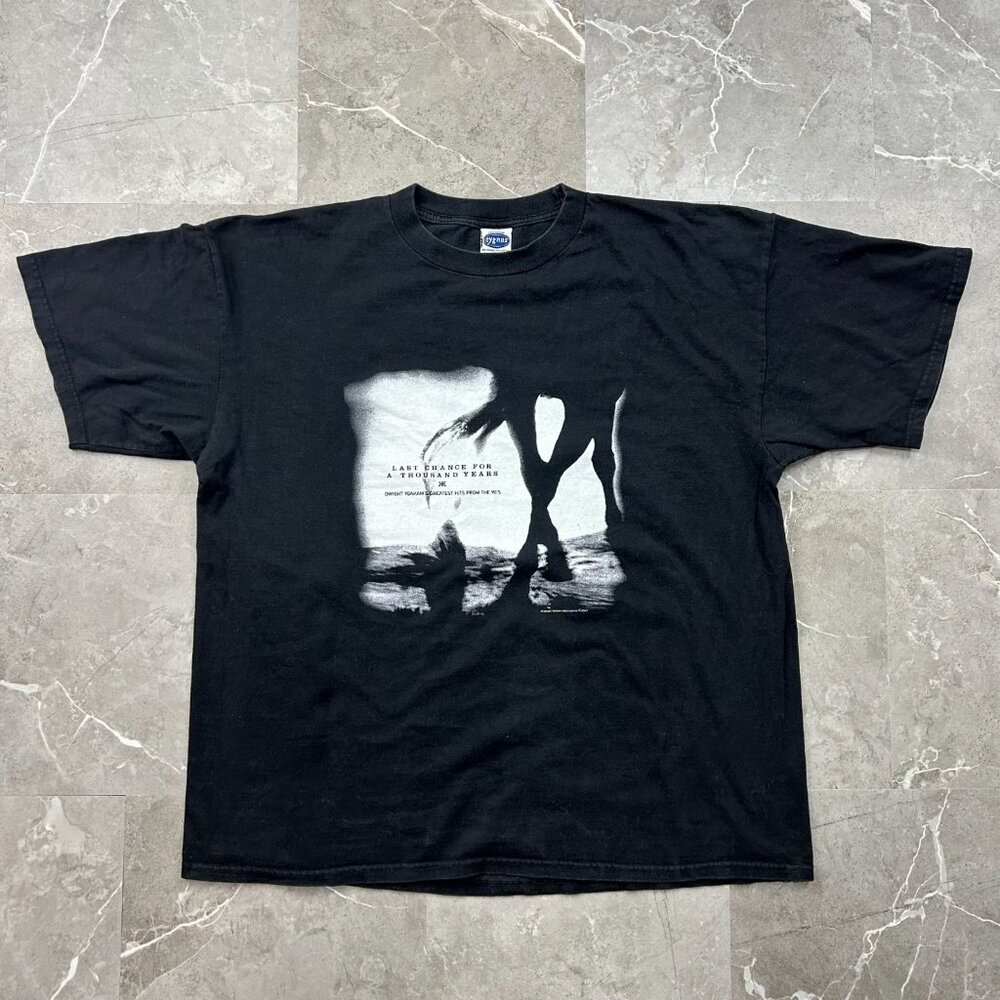 Vintage Dwight Yokam Graphic Tour Tee Mens XL Last Chance‎ For a Thousand Years